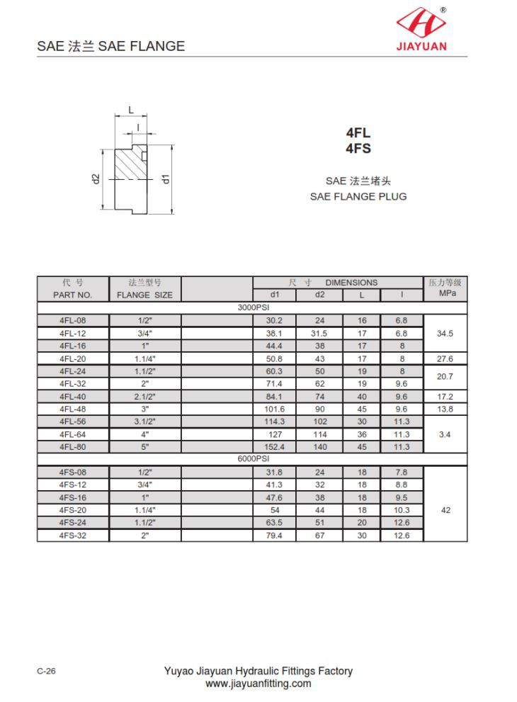 SAE فلج O- رنگ پلگ۔